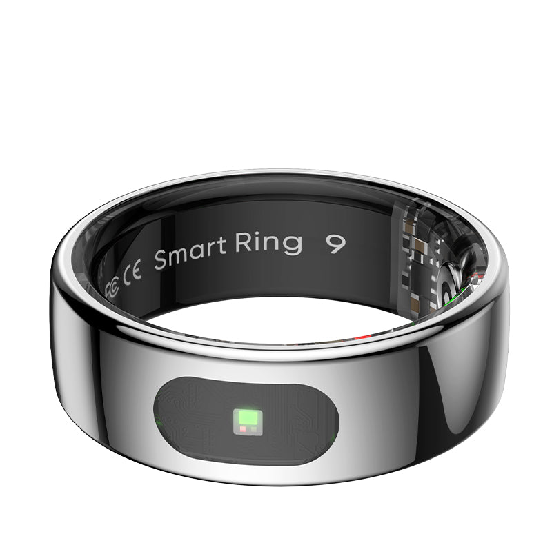 Ring for Men Women with Touch Wireless Charging 5 ATM Waterproof Health Manager