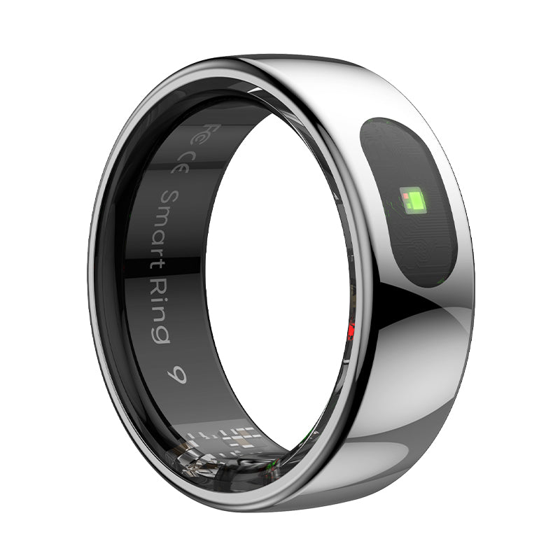 Ring for Men Women with Touch Wireless Charging 5 ATM Waterproof Health Manager