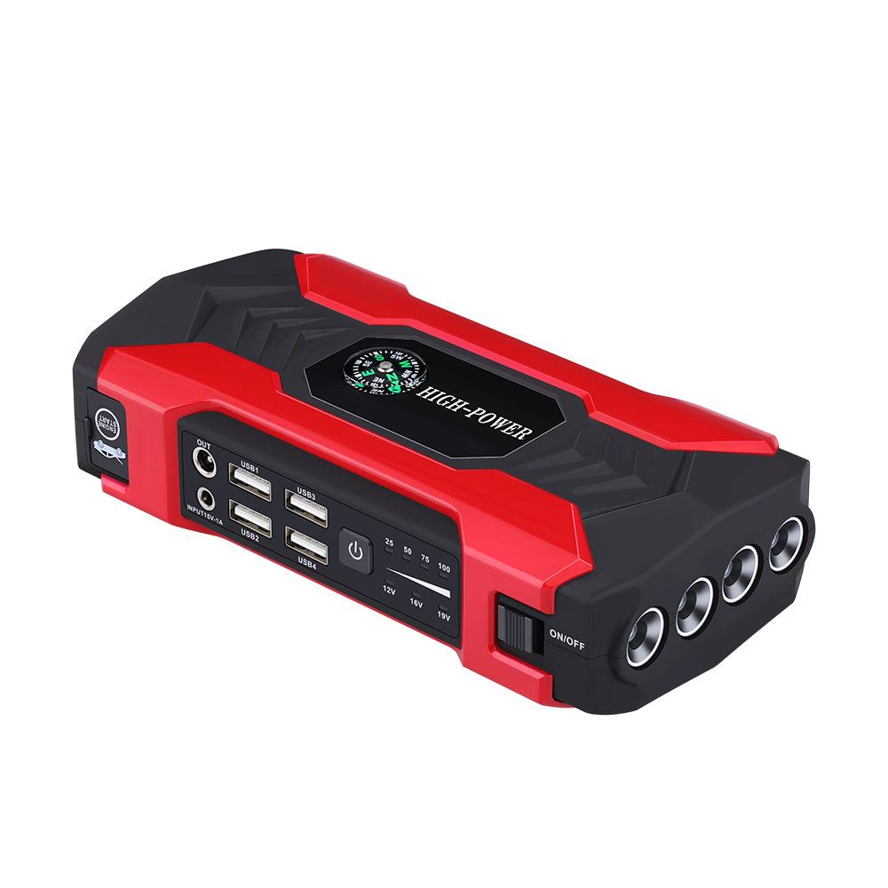 Avviatore di emergenza per auto, 10000 mAh, Power Bank portatile, avviatore di emergenza per auto, dispositivo di avviamento di emergenza per auto