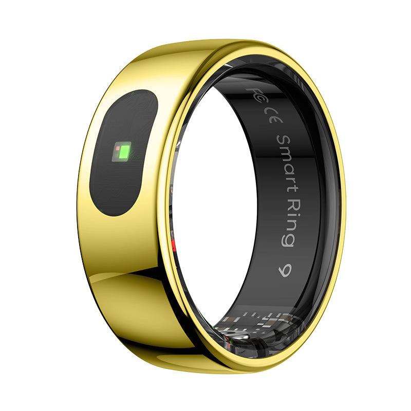 Ring for Men Women with Touch Wireless Charging 5 ATM Waterproof Health Manager