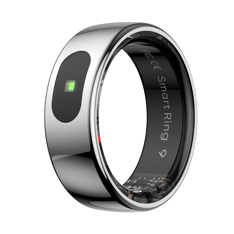 Ring for Men Women with Touch Wireless Charging 5 ATM Waterproof Health Manager