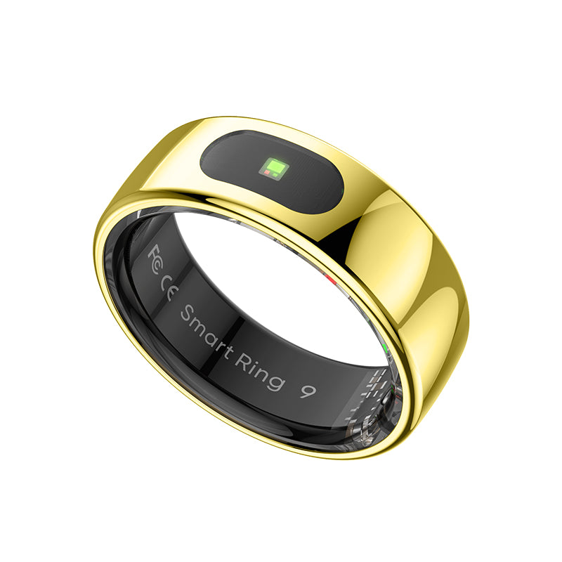 Ring for Men Women with Touch Wireless Charging 5 ATM Waterproof Health Manager