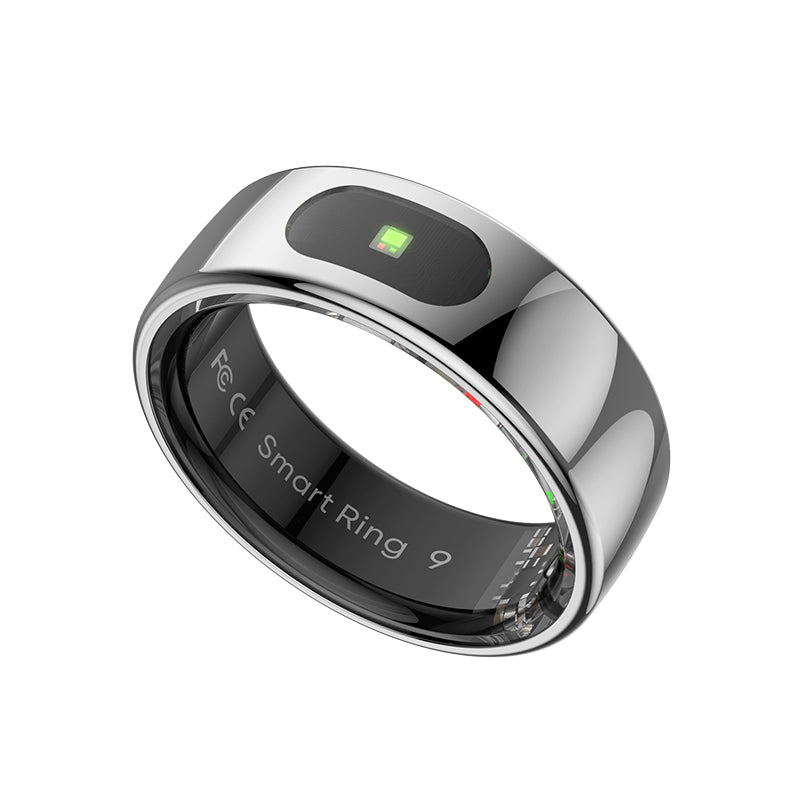 Ring for Men Women with Touch Wireless Charging 5 ATM Waterproof Health Manager