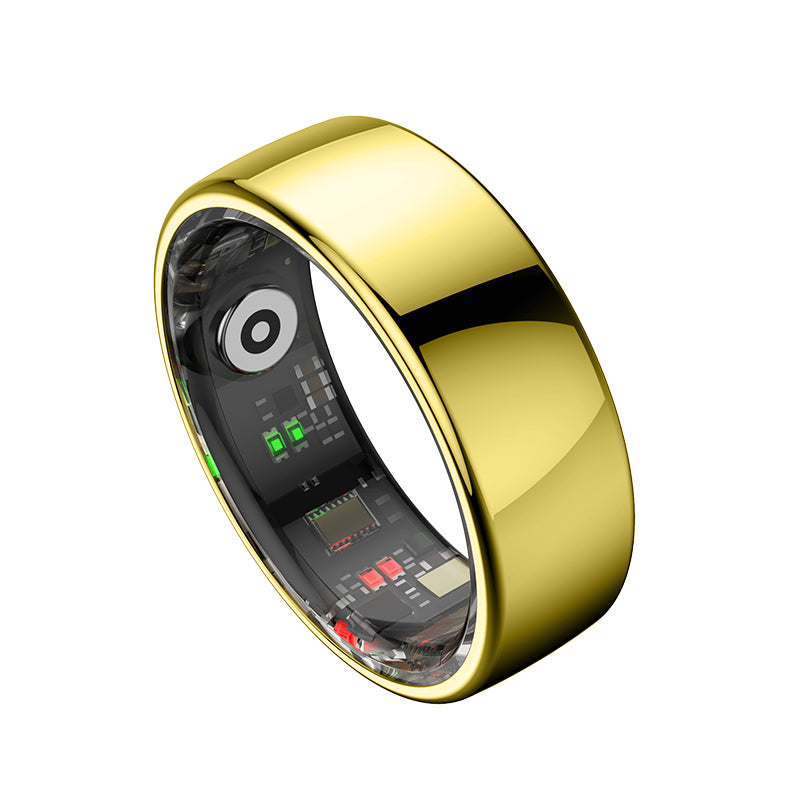 Ring for Men Women with Touch Wireless Charging 5 ATM Waterproof Health Manager