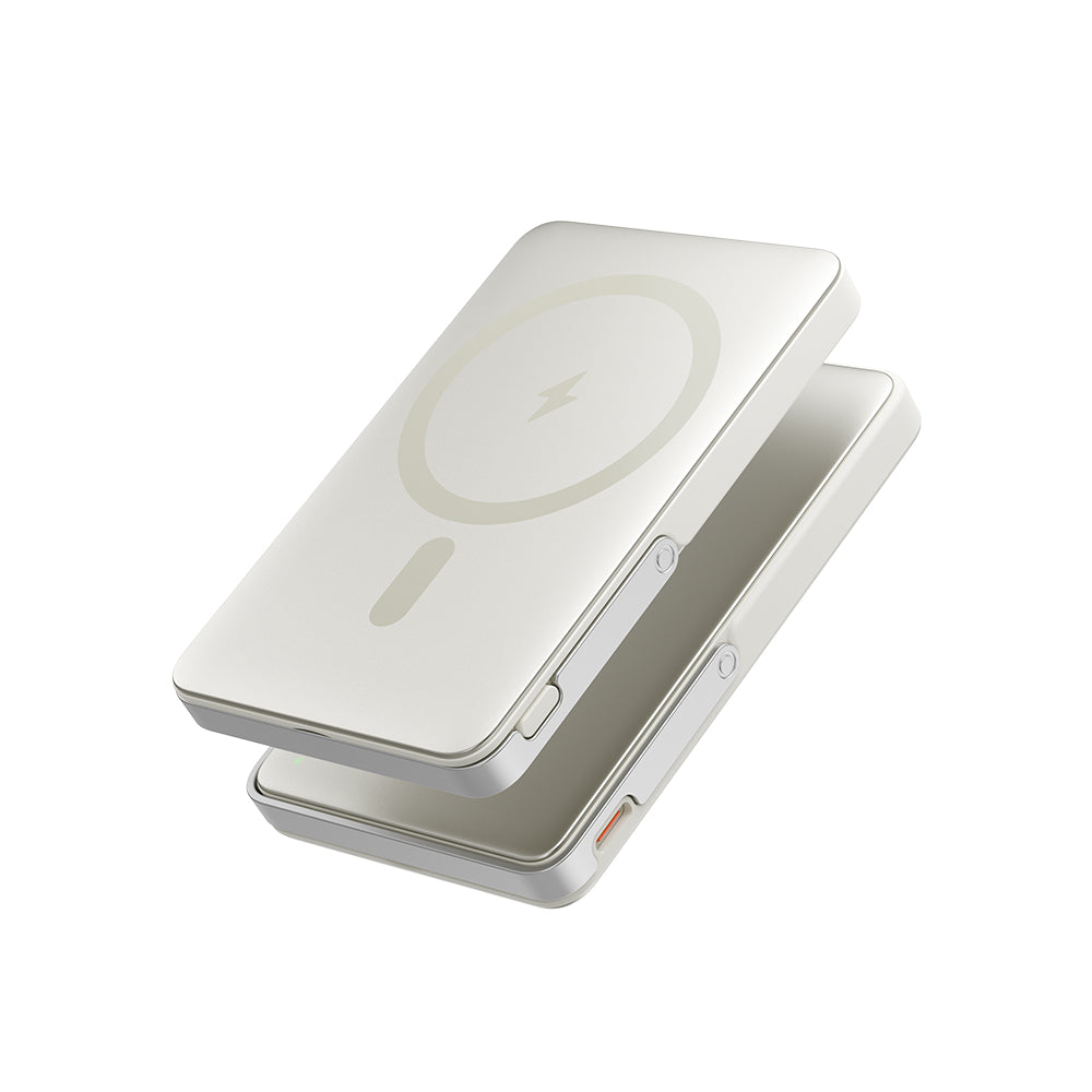 5000mAh Strong Magnetic Thin Power Bank Ultra For MagSafe Wireless PD20W+15W Fast Charging
